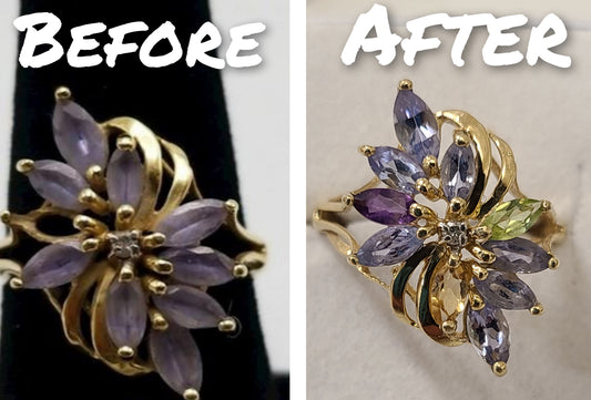 Before and After Upcycled Creations