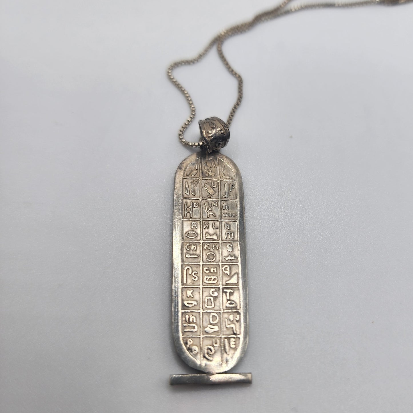 Egyptian Pendant and Nugget Bracelet