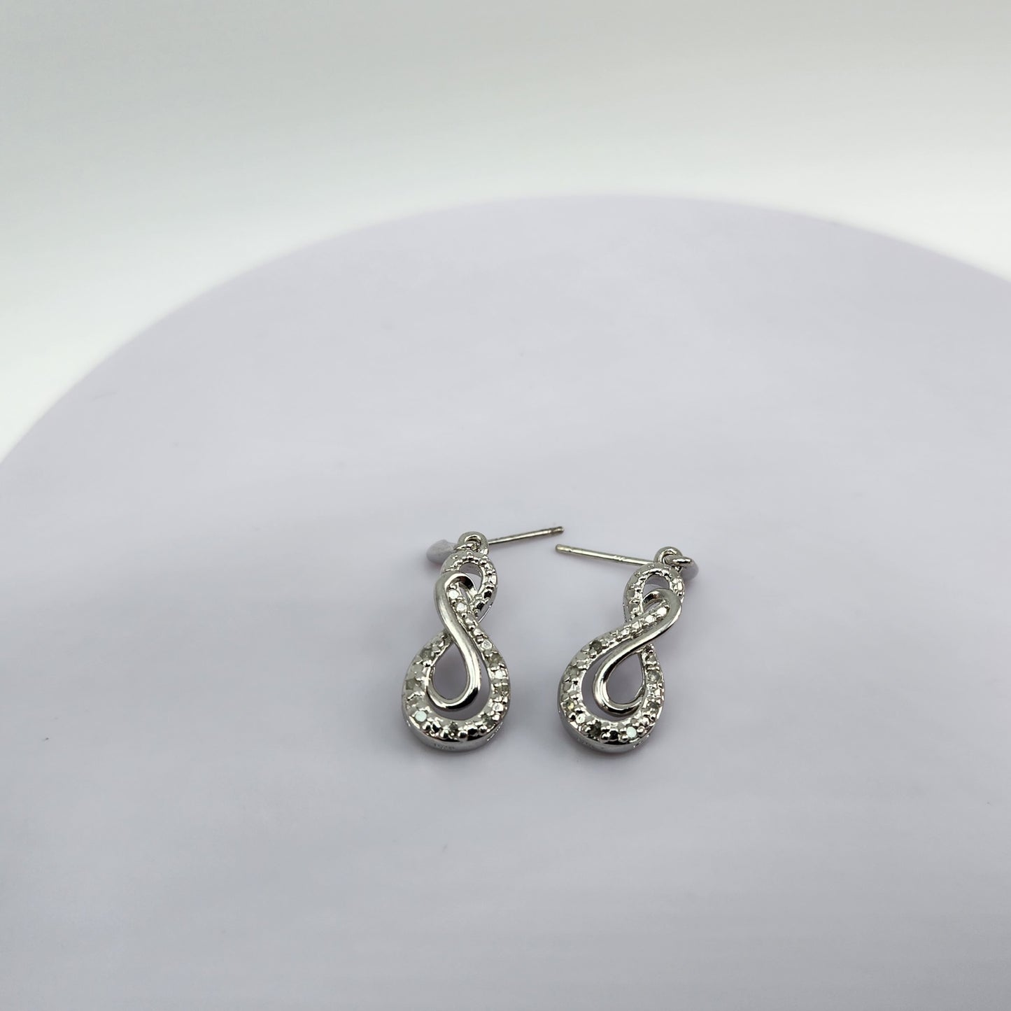 Sterling Silver "Figure 8" Earrings
