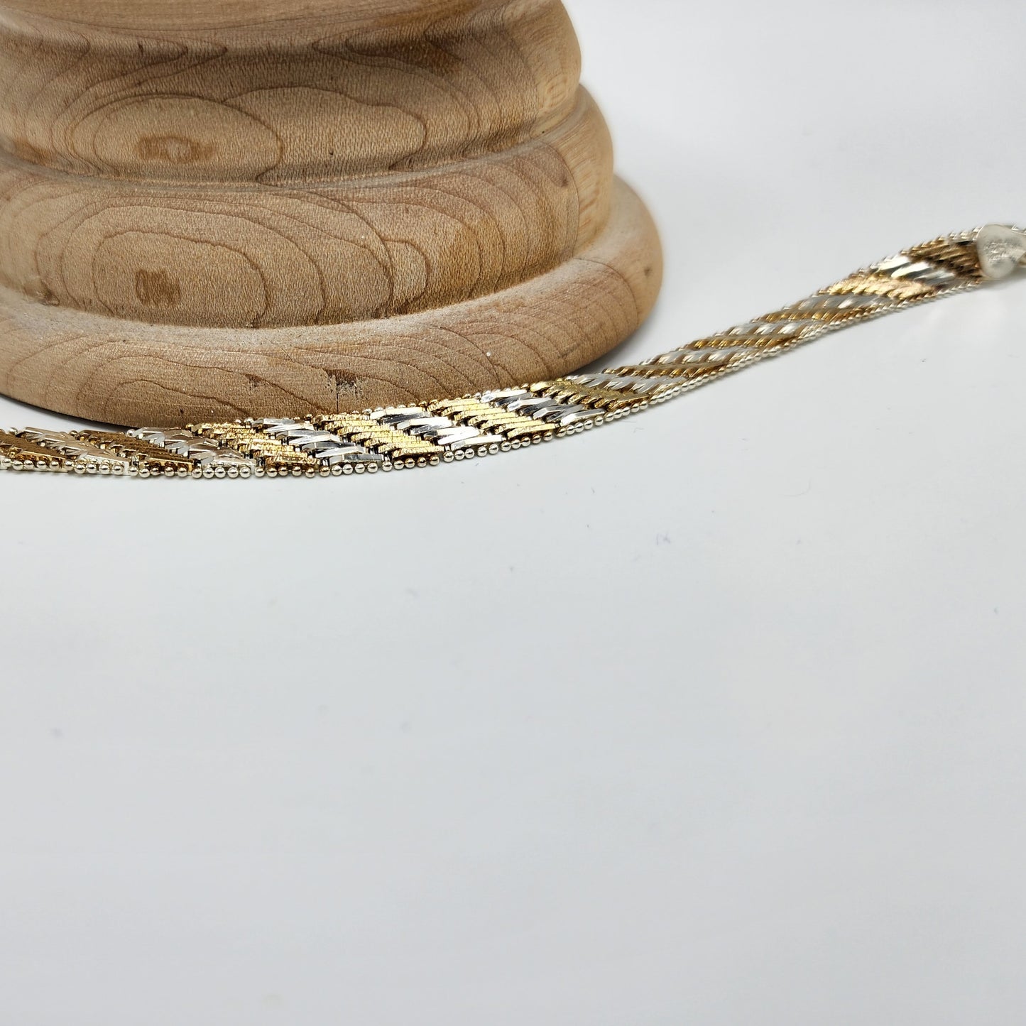 Coming Soon! Two Tone Gold over Sterlimg Silver Bracelet