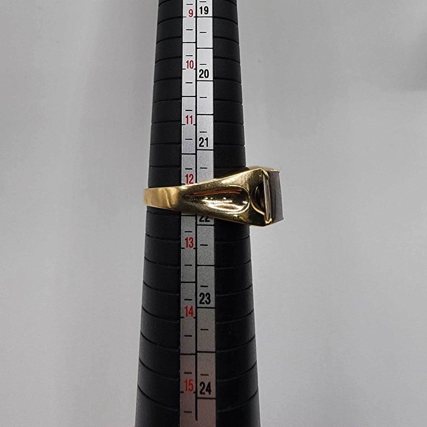 10K Yellow Gold Ammolite Ring