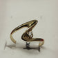 14K Yellow Gold Ring with Diamond