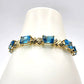 10K Yellow Gold and Topaz Bracelet