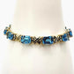 10K Yellow Gold and Topaz Bracelet