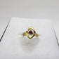 18k Yellow Gold Ruby and Diamond Ring