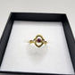 18k Yellow Gold Ruby and Diamond Ring