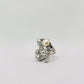 Elegant 14k White Gold Pearl and 1.45ct Diamond Weight Ring