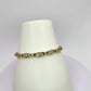 10k Yellow Gold Baguette Diamond Bracelet