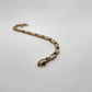 10k Yellow Gold Baguette Diamond Bracelet