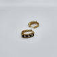 Gold over Sterling Silver Sapphire and Diamond Accent Earrings