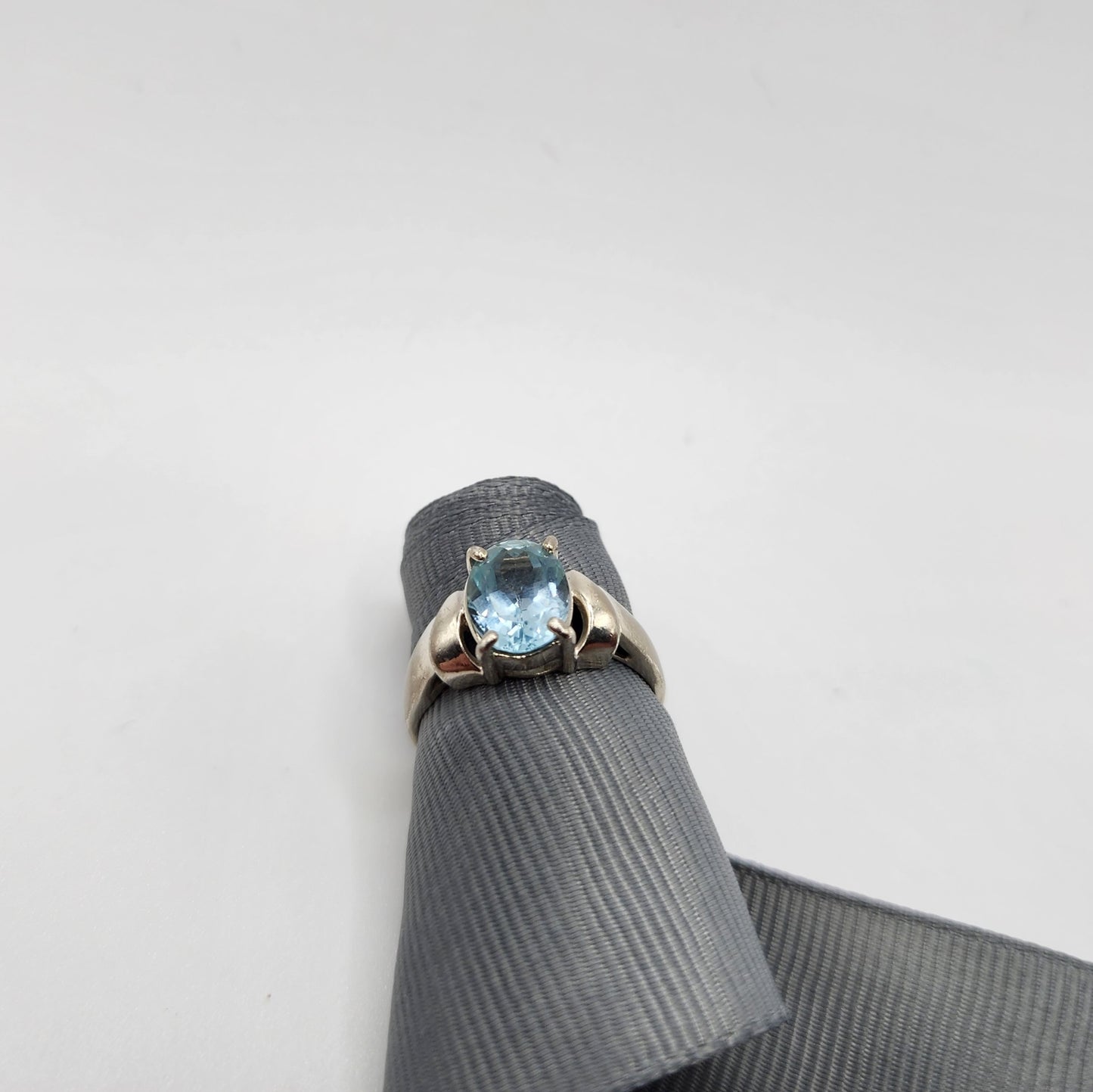 Sterling Silver Topaz Ring