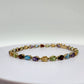 14k Yellow Gold Multigem Tennis Bracelet
