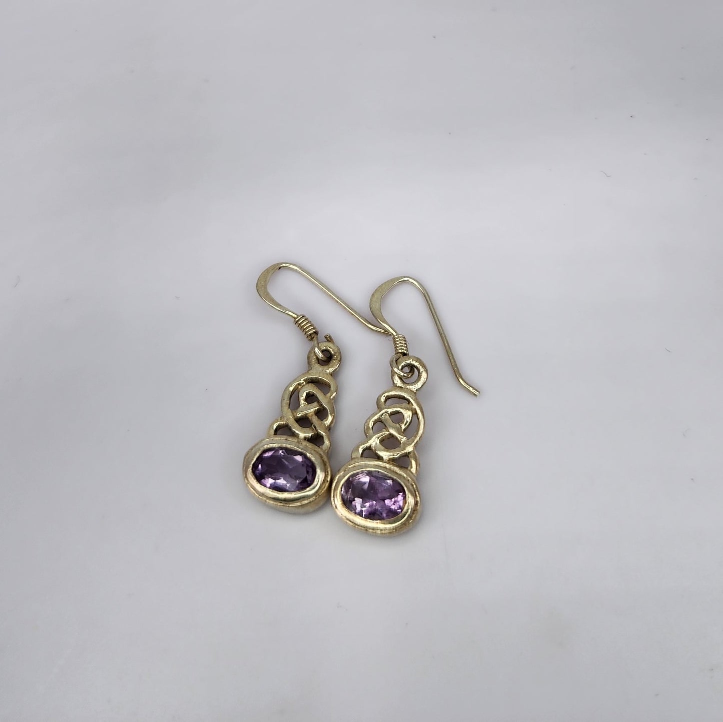 Sterling Silver Amethyst Earrings