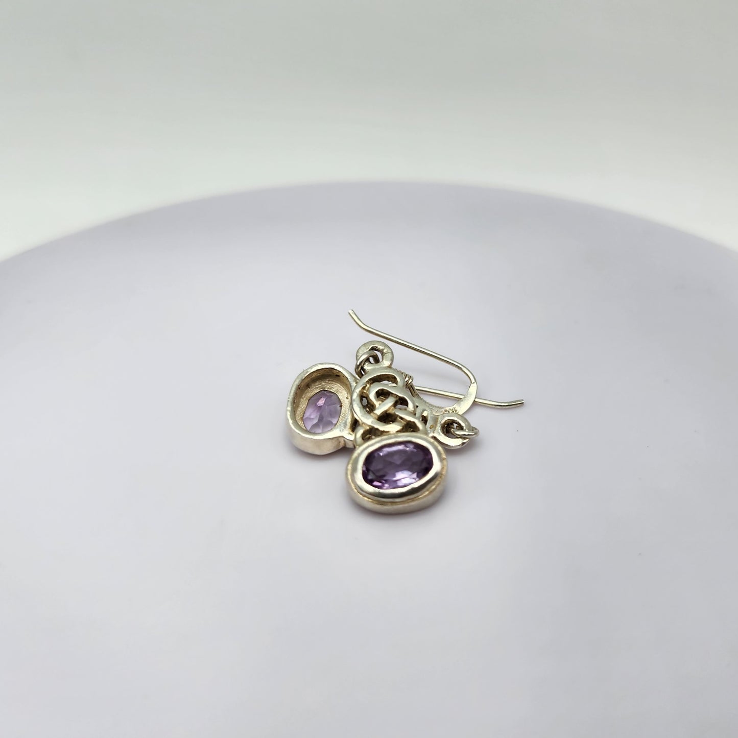 Sterling Silver Amethyst Earrings