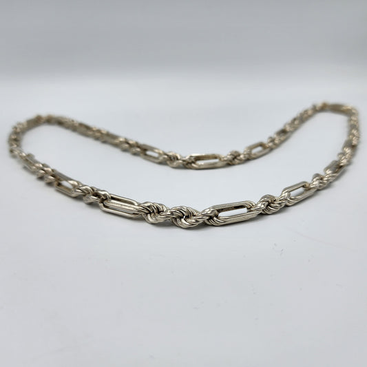 Thick Sterling Silver Chain Necklace