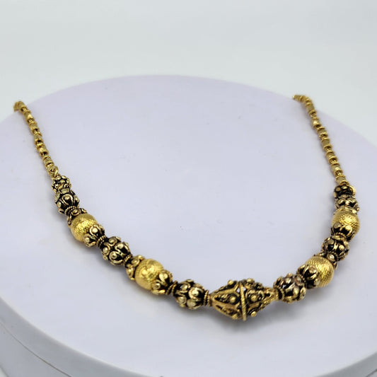 Gold over Sterling Silver Necklace
