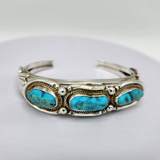 Sterling Silver Turquois Bangle