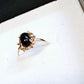 10k Yellow Gold Ring with onyx gem